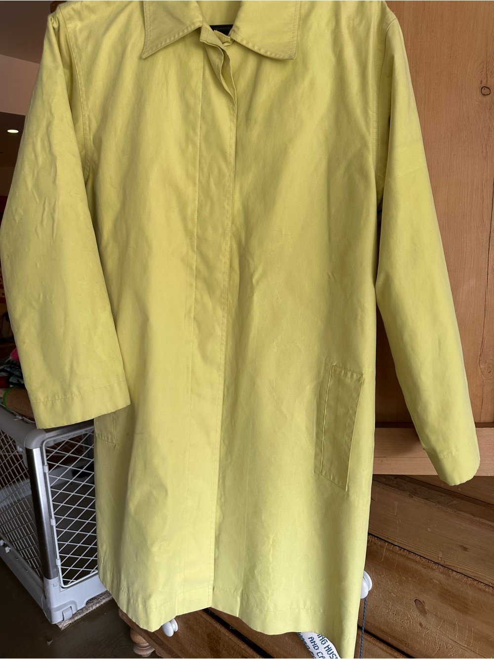 Women’s Bright Citrus Yellow Rain Coat